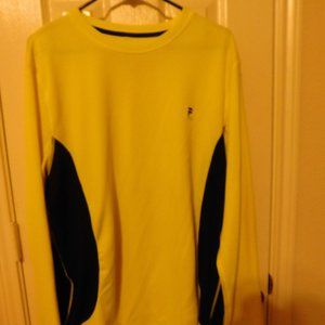 FILA NEON YELLOW MENS LONG SLEEVE  T-SHIRT  XL